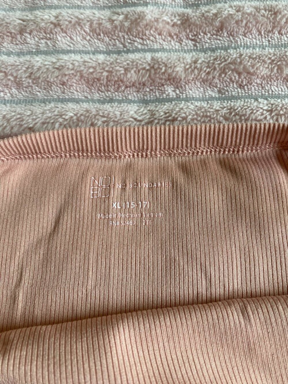Baby Pink Ribbed Cami - Picture 4 of 5